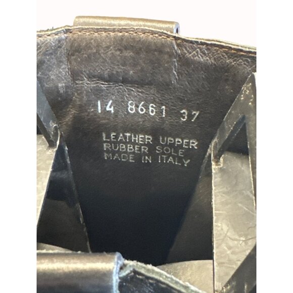 Boemos women’s Italian made black leather below knee boots 6.5 SKU 5551 - Picture 9 of 14